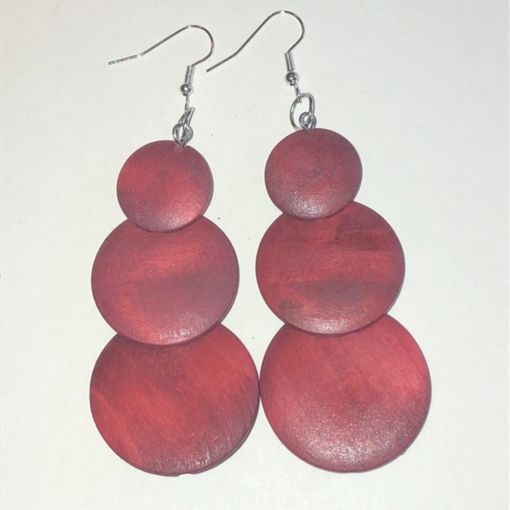 Elegant Retro Boho Wooden Earrings